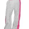 TopTen Top Ten KickBoxing Pants - White/pink, 0500S W-P