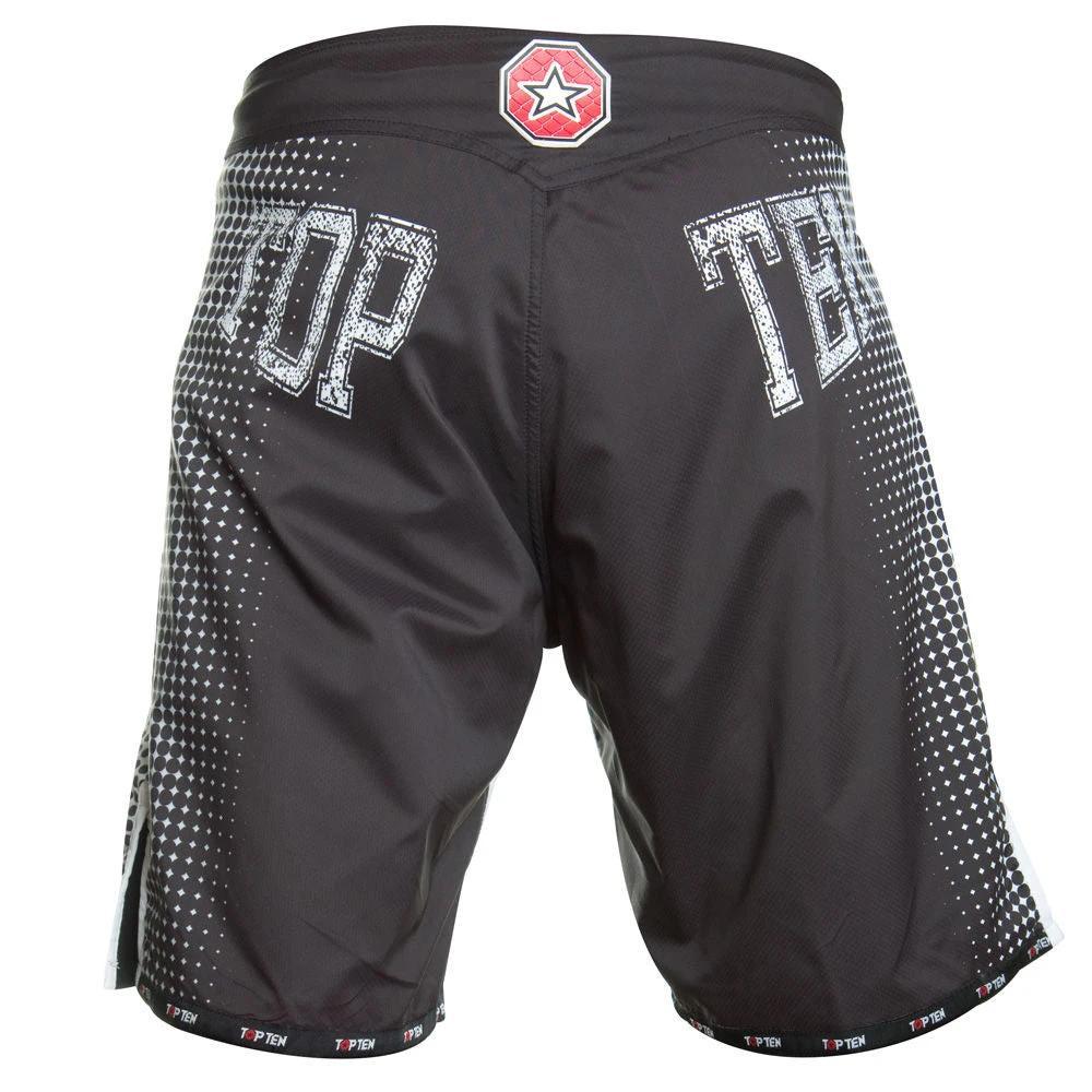 TopTen MMA TOP TEN MMA Shorts Gradient - White/black, 1870-9 4 TopTen MMA TOP TEN MMA Shorts Gradient - White/black, 1870-9