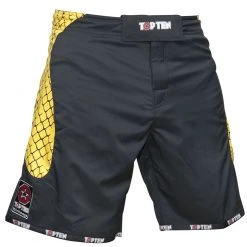 TopTen MMA Top Ten MMA Shorts - Black/yellow, 1872-2