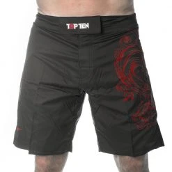 TopTen MMA OFFERS Top Ten MMA Dragon Shorts - Black/red, 1883-4