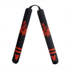 Fighter Soft Ninja Nunchaku - Black/red