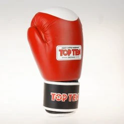 TopTen Top Ten Official WAKO Competition Kickboxing Gloves - Red 10 TopTen Top Ten Official WAKO Competition Kickboxing Gloves - Red