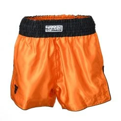 Fighter Thai Shorts Bangkok Plain - Orange/black, FP07 APPAREL