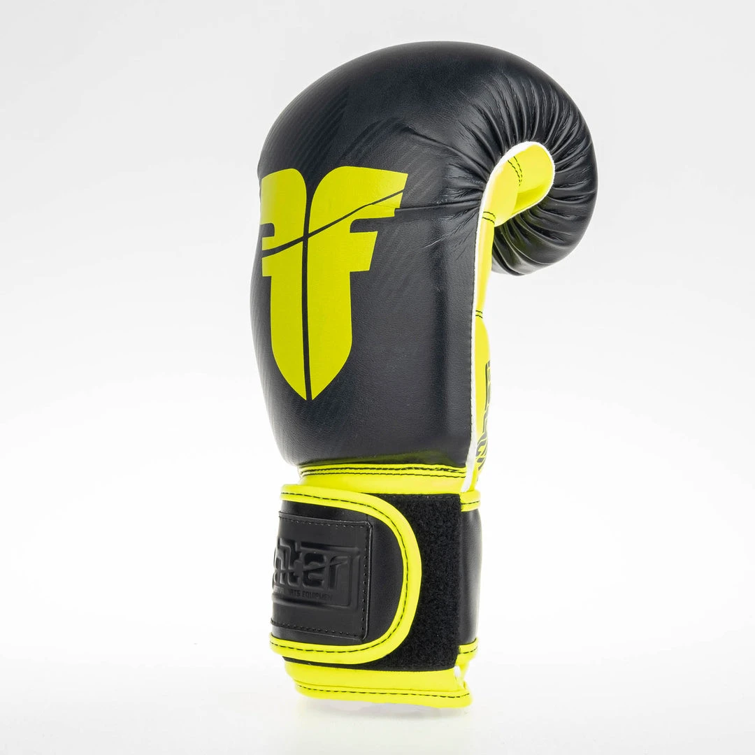 Fighter Boxing Gloves SPEED - Black/yellow 8 Fighter Boxing Gloves SPEED - Black/yellow