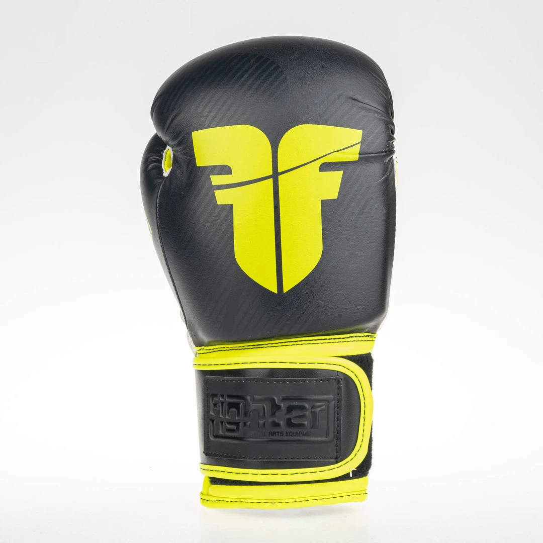 Fighter Boxing Gloves SPEED - Black/yellow 9 Fighter Boxing Gloves SPEED - Black/yellow