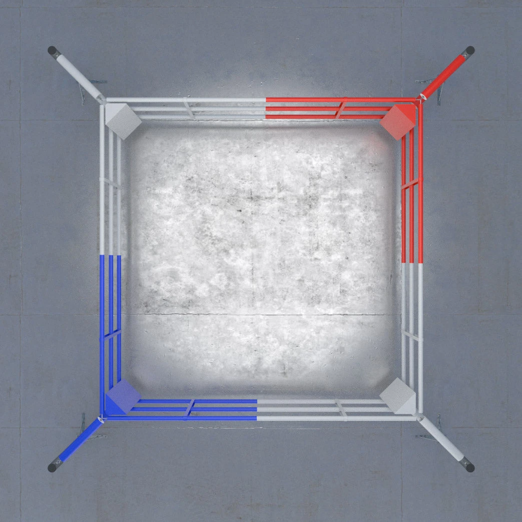 Fighter Floor Training Ring- 19.5ft, BRF-NF 6 5 Fighter Floor Training Ring- 19.5ft, BRF-NF 6