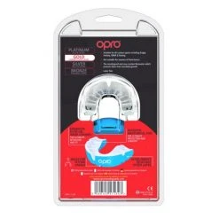 OPRO Mouth Guard Junior Gold - Sky Blue/Prl