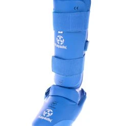 Hayashi WKF Foot And Shin Protection - Blue, 343-6 12 Hayashi WKF Foot And Shin Protection - Blue, 343-6