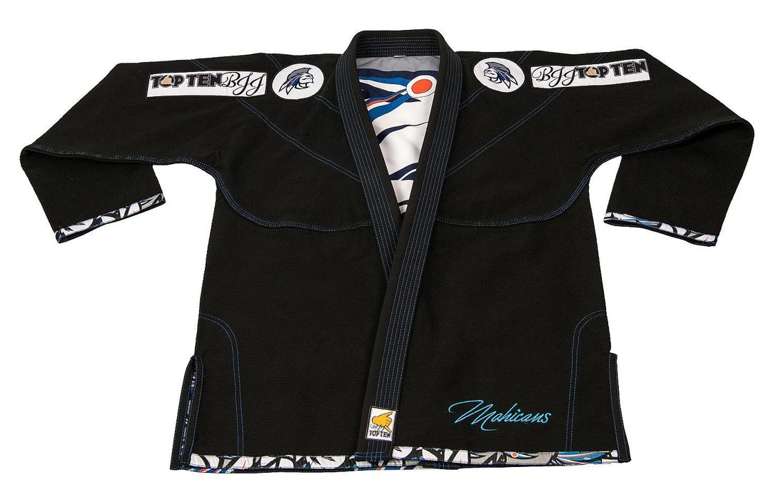 TopTen Top Ten Brazilian Jiu Jitsu Uniform Mohicans - Black UNIFORMS 4 TopTen Top Ten Brazilian Jiu Jitsu Uniform Mohicans - Black UNIFORMS