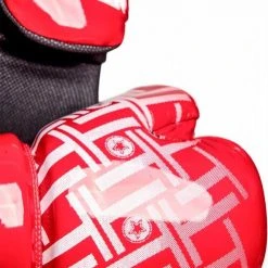 TopTen TOP TEN Glossy Red/White Prism Pointfighter Open-Hand Gloves