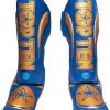 TopTen TOP TEN Shin And Instep Guard “Lowkick” WAKO - Blue, 32194-6 PROTECTION