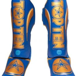 TopTen TOP TEN Shin And Instep Guard “Lowkick” WAKO - Blue, 32194-6 PROTECTION