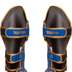 TopTen TOP TEN Shin And Instep Guard “Lowkick” WAKO - Blue, 32194-6 PROTECTION