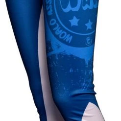 Fighters Inc. - Martial Arts Equipment Top Ten Workout Leggings WAKO - Blue