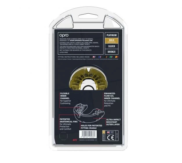 Mouth Guard OPRO UFC GOLD ADULT, 002260001 4 Mouth Guard OPRO UFC GOLD ADULT, 002260001